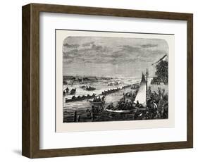 Switzerland: Water Fete of the Swiss Choral Union, Zurich, 1880 1881-null-Framed Giclee Print