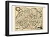 Switzerland, With Neighboring Confederated Territories-Willem Janszoon Blaeu-Framed Premium Giclee Print