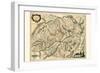 Switzerland, With Neighboring Confederated Territories-Willem Janszoon Blaeu-Framed Premium Giclee Print