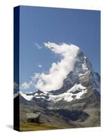 Switzerland, Zermatt, Riffelberg Chapel and Matterhorn-Jamie And Judy Wild-Stretched Canvas