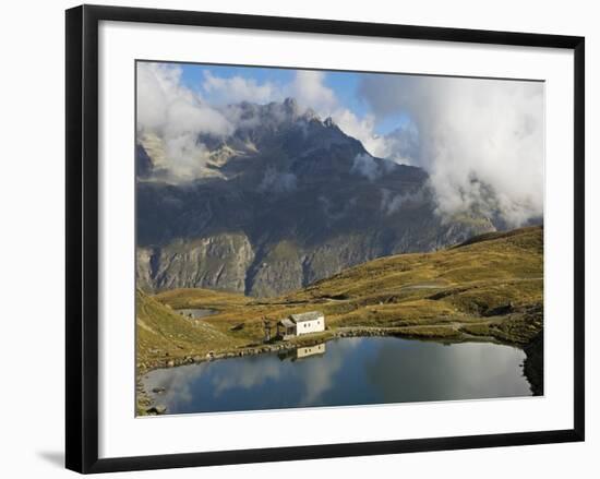 Switzerland, Zermatt, Schwarzsee, Chapel of Maria Zum Schnee Reflected in Schwarzsee-Jamie And Judy Wild-Framed Photographic Print