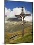 Switzerland, Zermatt, Schwarzsee, Cross Along Hiking Trail-Jamie And Judy Wild-Mounted Photographic Print