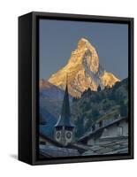 Switzerland, Zermatt, the Matterhorn, View from Zermatt-Jamie And Judy Wild-Framed Stretched Canvas