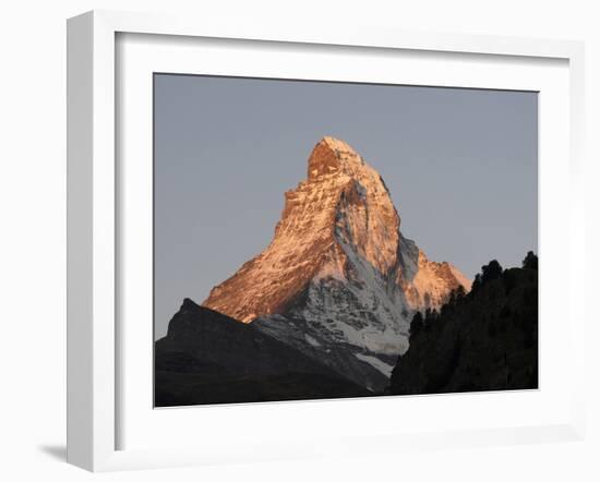 Switzerland, Zermatt, the Matterhorn-Jamie And Judy Wild-Framed Photographic Print
