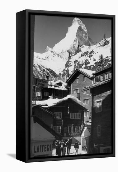 Switzerland, Zermatt-null-Framed Stretched Canvas