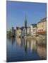 Switzerland, Zurich, Historic Lindenhof Area and Limmat River-Jamie And Judy Wild-Mounted Photographic Print