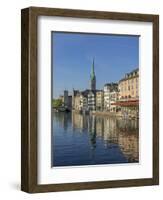 Switzerland, Zurich, Historic Lindenhof Area and Limmat River-Jamie And Judy Wild-Framed Photographic Print