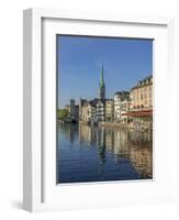 Switzerland, Zurich, Historic Lindenhof Area and Limmat River-Jamie And Judy Wild-Framed Photographic Print