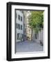 Switzerland, Zurich, Historic Lindenhof Area, Schussel Gasse, a Cobblestone Side Street-Jamie And Judy Wild-Framed Photographic Print