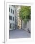 Switzerland, Zurich, Historic Lindenhof Area, Schussel Gasse, a Cobblestone Side Street-Jamie And Judy Wild-Framed Photographic Print