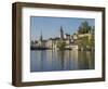 Switzerland, Zurich, Limmat River and Historic Lindenhof Area-Jamie And Judy Wild-Framed Photographic Print