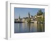 Switzerland, Zurich, Limmat River and Historic Lindenhof Area-Jamie And Judy Wild-Framed Photographic Print