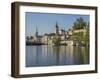 Switzerland, Zurich, Limmat River and Historic Lindenhof Area-Jamie And Judy Wild-Framed Photographic Print