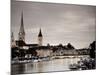 Switzerland, Zurich, Old Town and Limmat River-Michele Falzone-Mounted Photographic Print