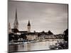 Switzerland, Zurich, Old Town and Limmat River-Michele Falzone-Mounted Photographic Print