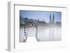 Switzerland, Zurich. Zurich Historic Quarter over the Limmat River.-Ken Scicluna-Framed Photographic Print