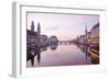 Switzerland, Zurich. Zurich Historic Quarter over the Limmat River.-Ken Scicluna-Framed Photographic Print