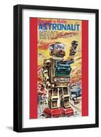 Swivel-O-Matic Astronaut-null-Framed Art Print