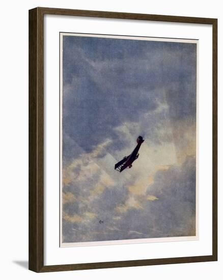 Swooping Down on a Hostile Plane-Christopher Richard Wynne Nevinson-Framed Giclee Print