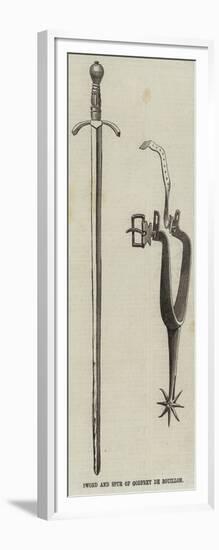 Sword and Spur of Godfrey De Bouillon-null-Framed Giclee Print