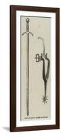 Sword and Spur of Godfrey De Bouillon-null-Framed Giclee Print