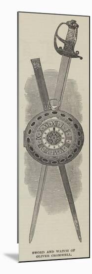Sword and Watch of Oliver Cromwell-null-Mounted Giclee Print