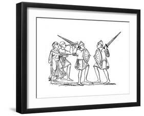 Sword Dance-null-Framed Giclee Print