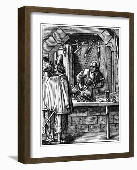 Sword Maker, 16th Century-Jost Amman-Framed Giclee Print