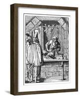 Sword Maker, C1559-1591-Jost Amman-Framed Giclee Print