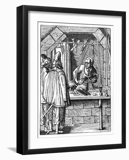 Sword Maker, C1559-1591-Jost Amman-Framed Giclee Print