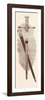 Sword of the Emperor Napoleon, at Windsor Castle, UK-null-Framed Giclee Print