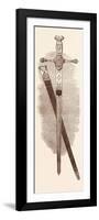 Sword of the Emperor Napoleon, at Windsor Castle, UK-null-Framed Giclee Print