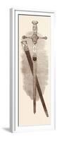 Sword of the Emperor Napoleon, at Windsor Castle, UK-null-Framed Premium Giclee Print