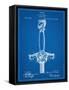 Sword Patent Hilt-null-Framed Stretched Canvas