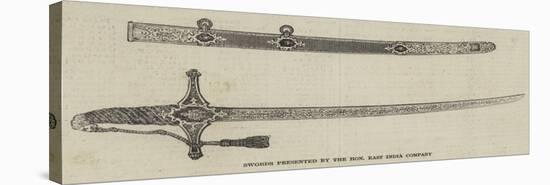 Swords Presented by the Honourable East India Company-null-Stretched Canvas