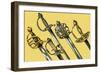 Swords-Dan Escott-Framed Giclee Print