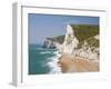 Swyre Head and Bat's Head, Dorset, England, United Kingdom, Europe-Rainford Roy-Framed Photographic Print