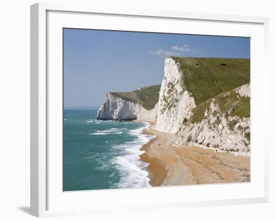 Swyre Head and Bat's Head, Dorset, England, United Kingdom, Europe-Rainford Roy-Framed Photographic Print