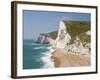 Swyre Head and Bat's Head, Dorset, England, United Kingdom, Europe-Rainford Roy-Framed Photographic Print