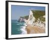 Swyre Head and Bat's Head, Dorset, England, United Kingdom, Europe-Rainford Roy-Framed Photographic Print