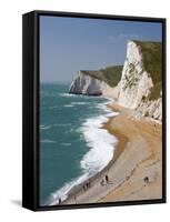 Swyre Head Beach, Dorset, England, United Kingdom, Europe-Rainford Roy-Framed Stretched Canvas