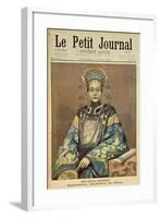 Sy-Tay-Heou, Empress of China, Title Page from 'Le Petit Journal', 8 July 1900-null-Framed Giclee Print