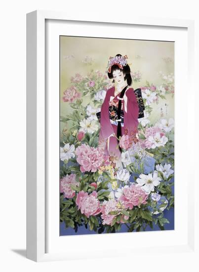 Syakuyaku-Haruyo Morita-Framed Art Print