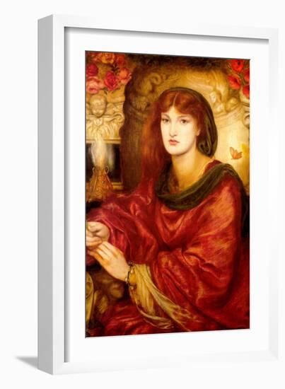 Sybilla Palmifera-Dante Gabriel Rossetti-Framed Art Print