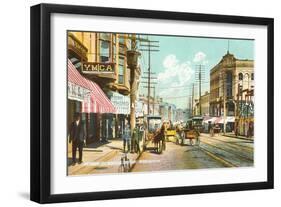 Sycamore Street, Petersburg, Virginia-null-Framed Art Print