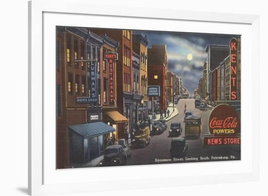 Sycamore Street, Petersburg-null-Framed Art Print