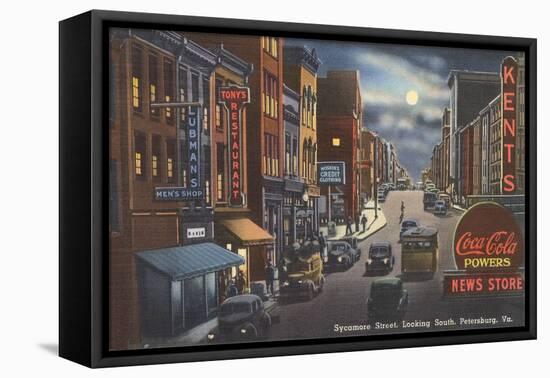 Sycamore Street, Petersburg-null-Framed Stretched Canvas