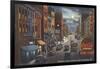 Sycamore Street, Petersburg-null-Framed Art Print