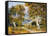 Sycamore Valley-Joane Cromwell-Framed Stretched Canvas