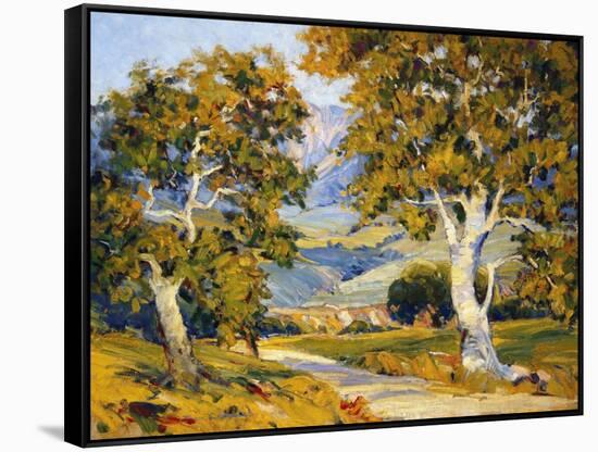 Sycamore Valley-Joane Cromwell-Framed Stretched Canvas